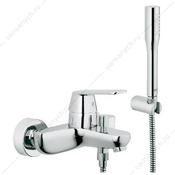 Смеситель для ванной GROHE Eurosmart Cosmopolitan 32832000, с душевым гарнитуром Euphoria Cosmopolitan