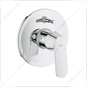GROHE. Смеситель для ванны Eurosmart Cosmopolitan, встраиваемый, включает встроенный механизм, 32879000