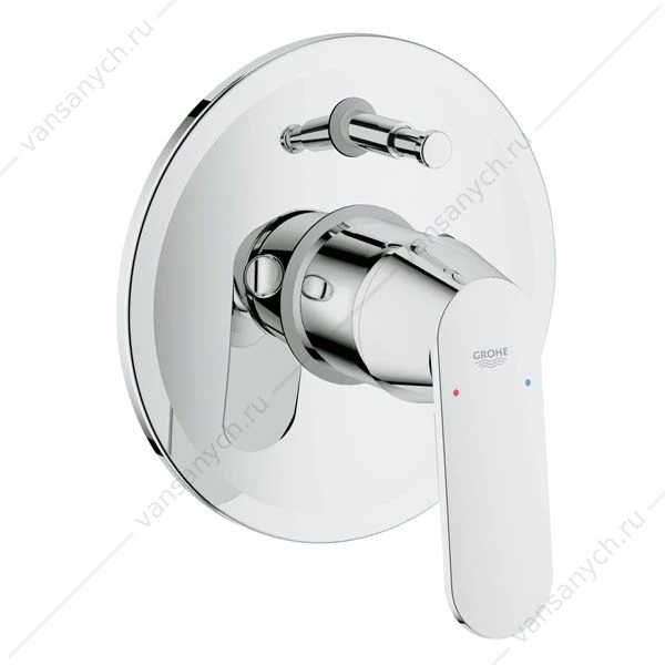 GROHE. Смеситель для ванны Eurosmart Cosmopolitan, встраиваемый, включает встроенный механизм, 32879000
