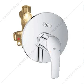 GROHE. Смеситель для ванны Eurosmart 2015, встраиваемый, включает встроенный механизм, 33305002