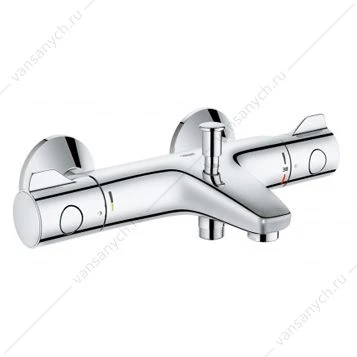 GROHE. Термостат для ванны Grohtherm 800, 1/2, настенный монтаж, 34567000