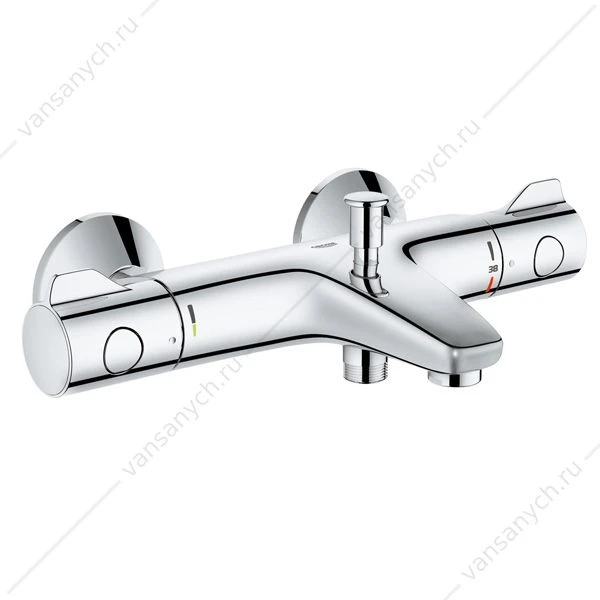GROHE. Термостат для ванны Grohtherm 800, 1/2, настенный монтаж, 34567000
