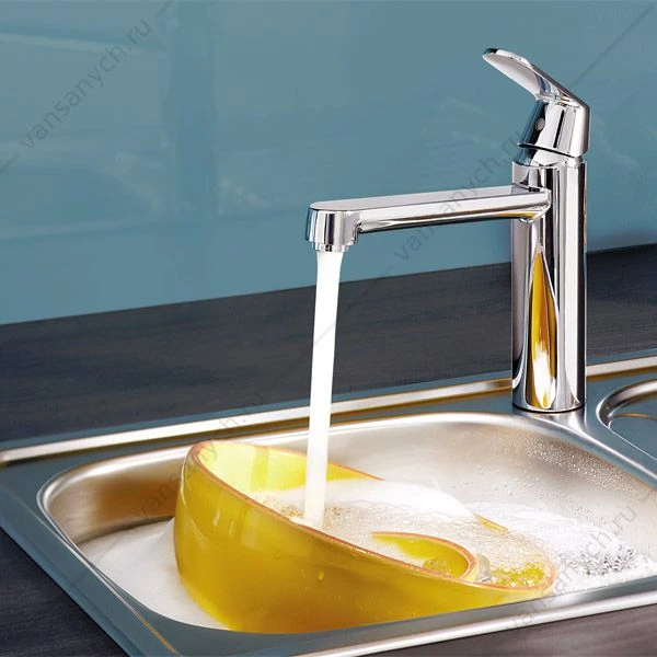 GROHE. Смеситель для мойки Eurosmart Cosmopolitan, средний излив, 30193000