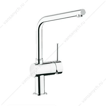 GROHE. Смеситель для мойки Minta, поворотный L-образный излив, 31375000