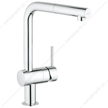 GROHE. Смеситель для мойки Minta с выдвижным изливом, 32168000