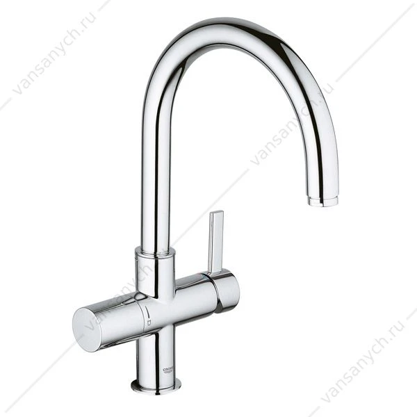 GROHE. Смеситель для мойки GROHE Blue для подачи смешанной и фильтрованной воды, без фильтра, 33251000