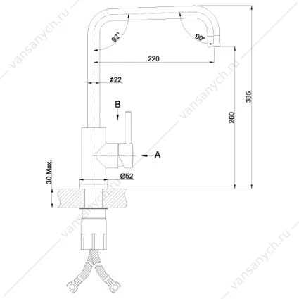 Смеситель Lemark Expert LM5077S для кухни