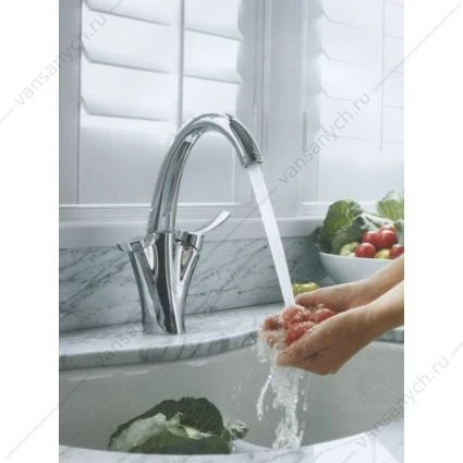 Смеситель для кухни с фильтром очистки воды (матовая сталь) C A R A F E E18865-VS