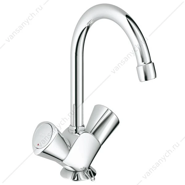 GROHE. Смеситель для раковины Costa S, высокий излив, цепочка, 21338001