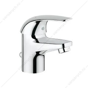 GROHE. Смеситель для раковины Euroeco, гибкая подводка, донный клапан, 23262000