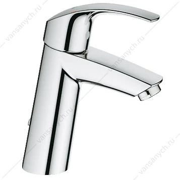 GROHE. Смеситель для раковины Eurosmart, с цепочкой, средний излив, 23323001