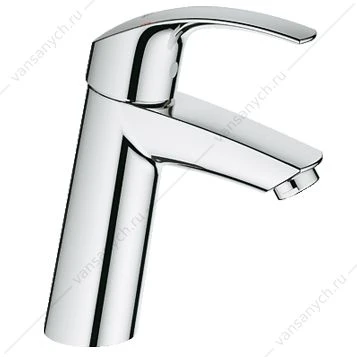 GROHE. Смеситель для раковины Eurosmart, гладкий корпус, средний излив, 23324001
