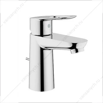 GROHE. Смеситель для раковины BauLoop, со сливным гарнитуром, 23335000