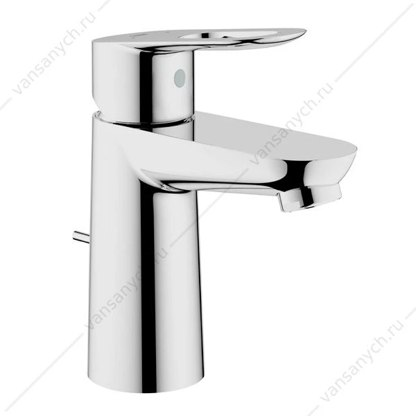 GROHE. Смеситель для раковины BauLoop, со сливным гарнитуром, 23335000