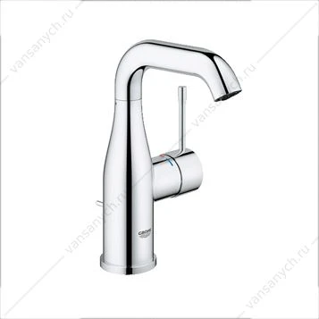 GROHE. Смеситель для раковины Essence+, U-излив, сливной гарнитур, 23462001