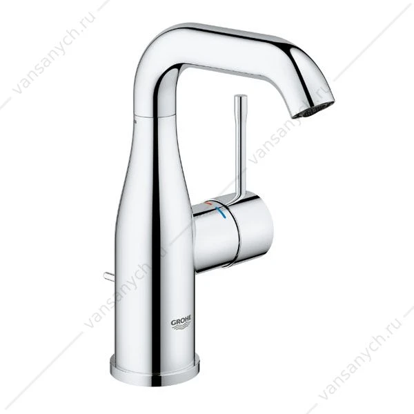 GROHE. Смеситель для раковины Essence+, U-излив, сливной гарнитур, 23462001