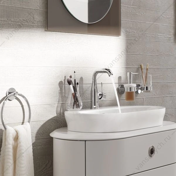 GROHE. Смеситель для раковины Essence+ U-излив, гладкий корпус, 23463001