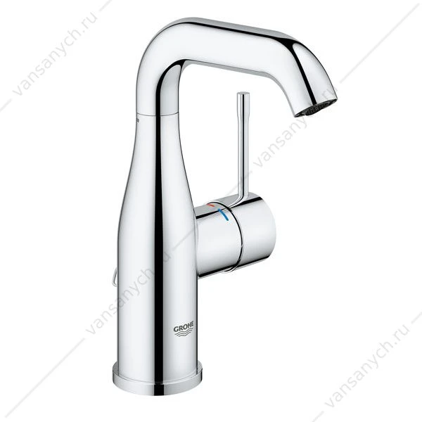 GROHE. Смеситель для раковины Essence+, U-излив, цепочка, 23480001