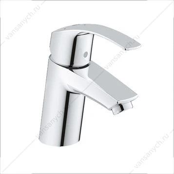 GROHE. Смеситель для раковины Eurosmart 2015, гладкий корпус, S-size, с энергосберегающ. картрид., 32154002