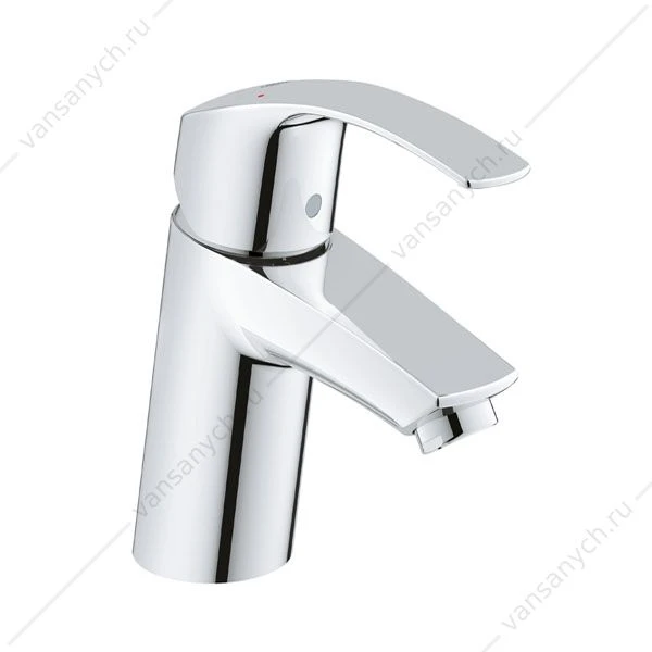 GROHE. Смеситель для раковины Eurosmart 2015, гибкая подводка, гладкий корпус, S-Size, 32467002