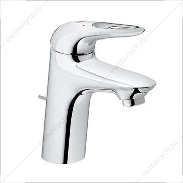 GROHE. Смеситель для раковины Eurostyle New, S-Size, со сливным гарнитуром, 33558003