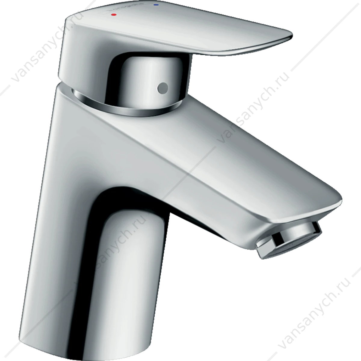 Смеситель Hansgrohe Logis для раковины 70 мм со сливным гарнитуром