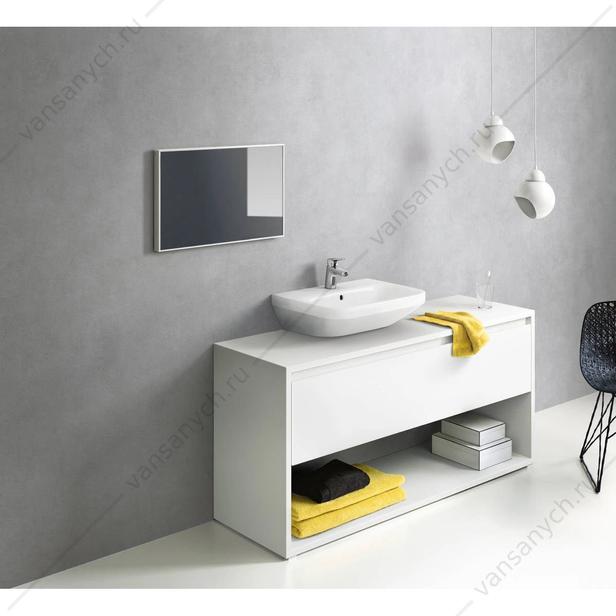 Смеситель Hansgrohe Logis для раковины 70 мм со сливным гарнитуром