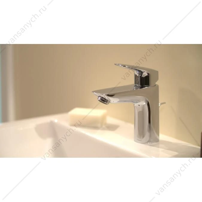 Смеситель Hansgrohe Logis для раковины 100 мм со сливным гарнитуром