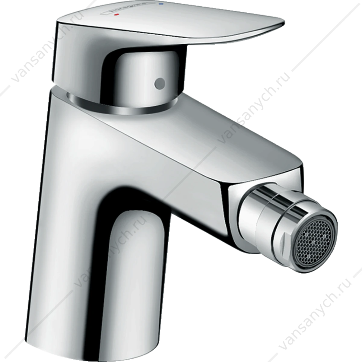 Смеситель Hansgrohe Logis для биде 70 мм со сливным гарнитуром