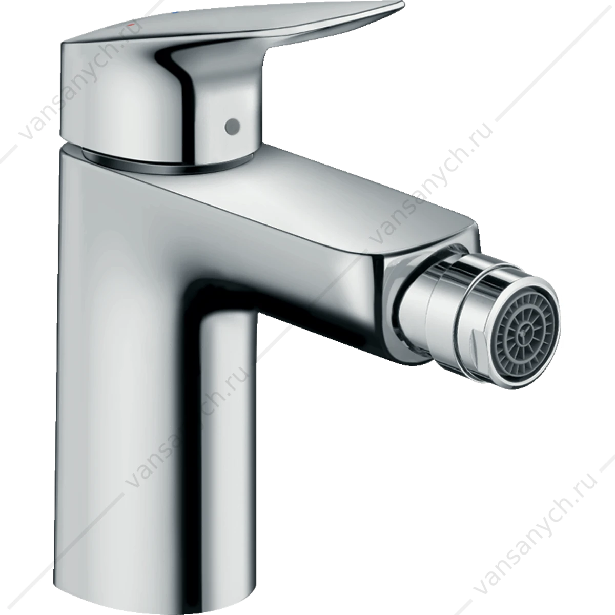 Смеситель Hansgrohe Logis для биде 100 мм, со сливным гарнитуром