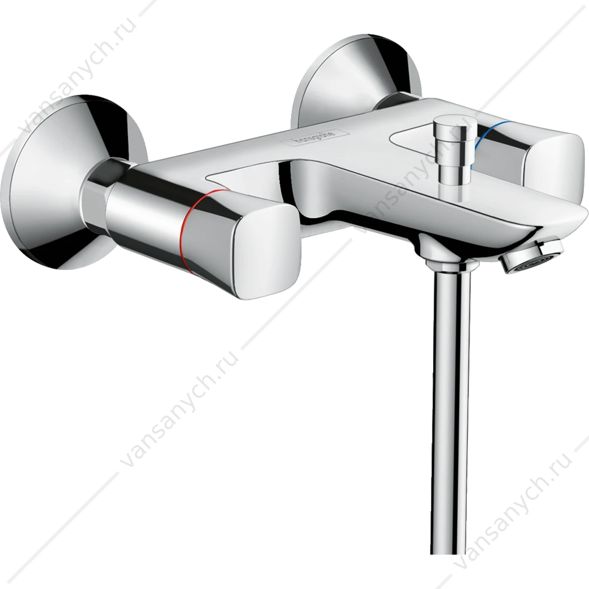 Смеситель Hansgrohe Logis для ванны с двумя рукоятками 71243000