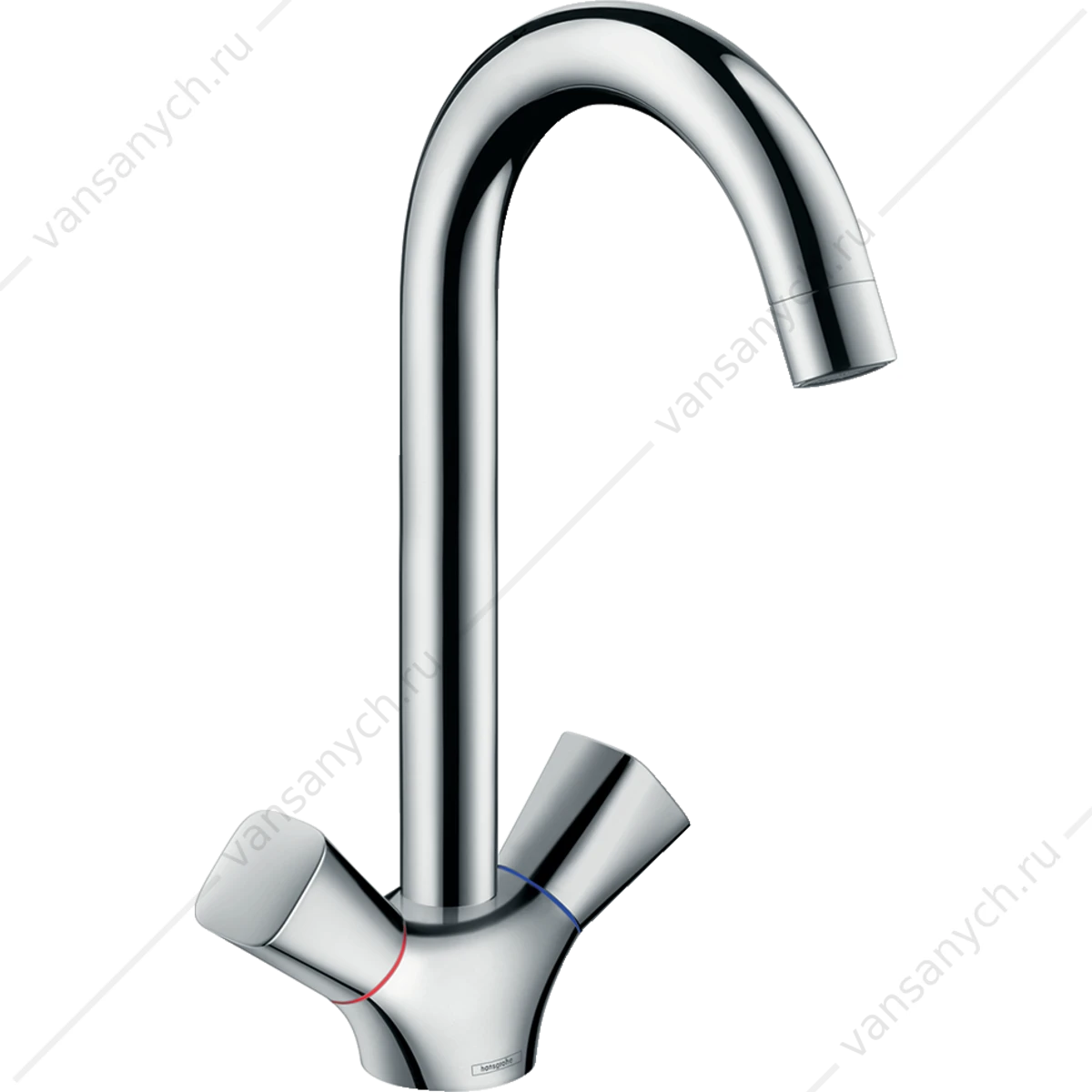 Смеситель Hansgrohe Logis для кухни с двумя рукоятками