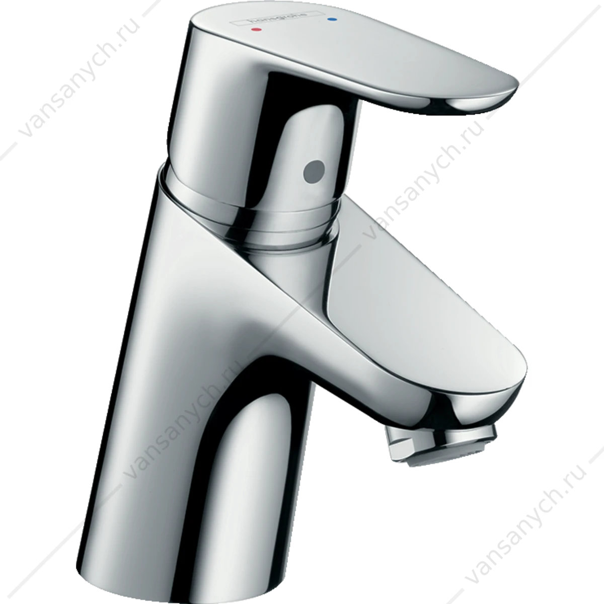 Смеситель для раковины Hansgrohe Focus 70 мм со сливным гарнитуром
