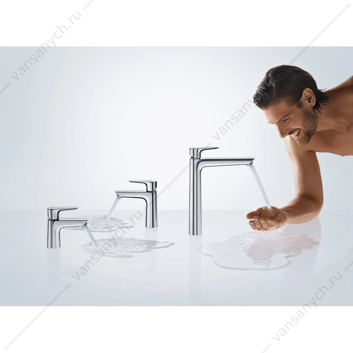 Смеситель для раковины Hansgrohe Talis E 110 мм со сливным гарнитуром