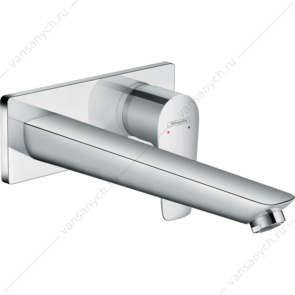Смеситель для раковины Hansgrohe Talis E настенный излив 225мм (внешняя часть)