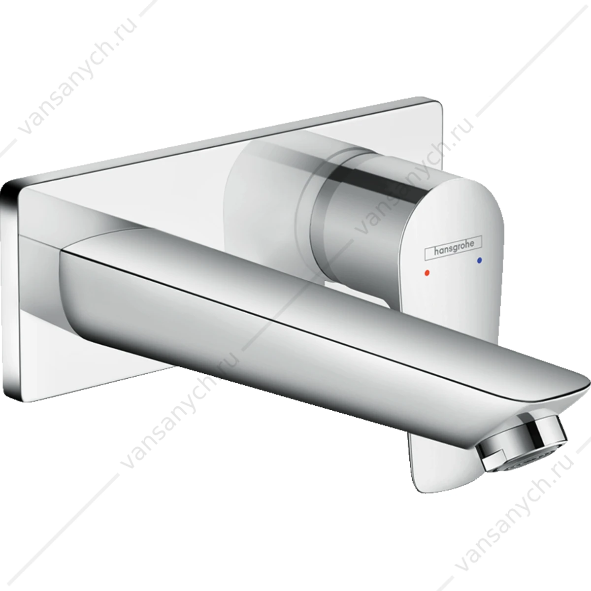 Смеситель для раковины Hansgrohe Talis E настенный, излив 165мм (внешняя часть)