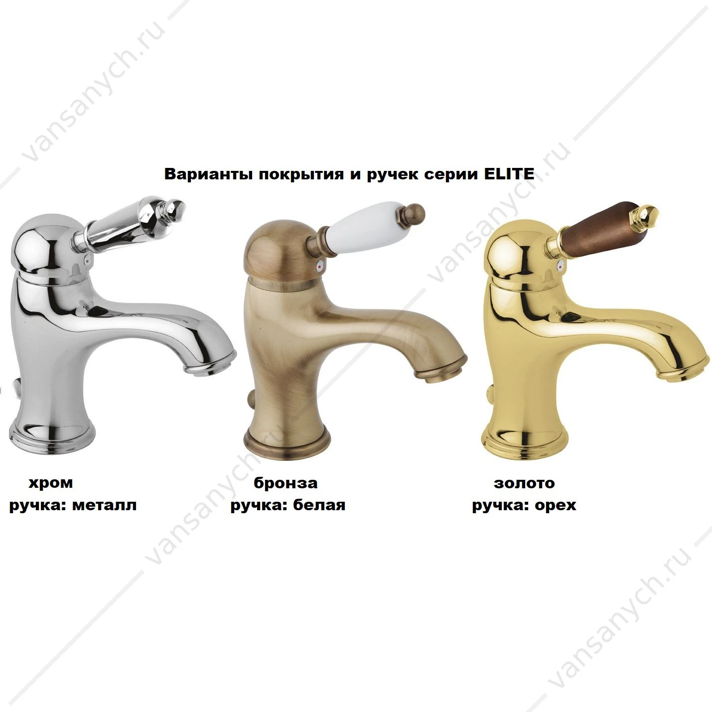Смеситель встраиваемый для раковины CEZARES ELITE-BLS1 хром