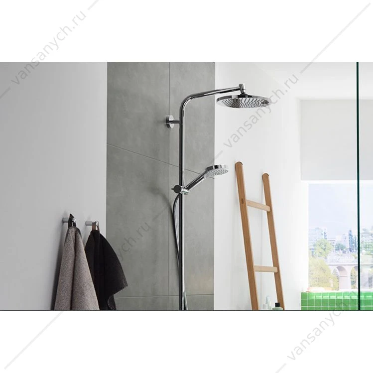 Душевая система Hansgrohe Crometta S 240 1jet Showerpipe Reno 27270000