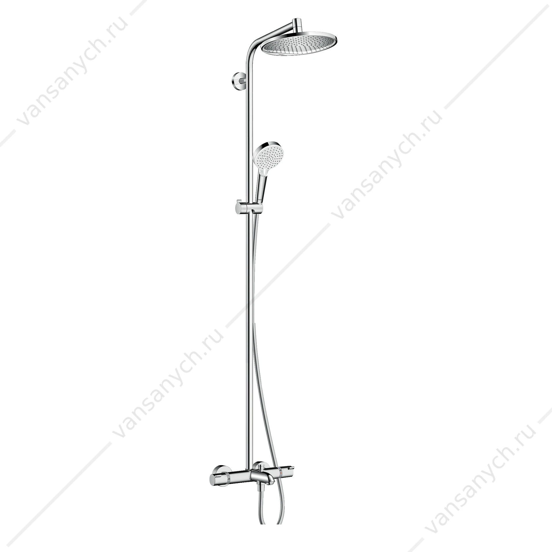 Душевая система Hansgrohe Crometta S 240 1jet Showerpipe 27320000