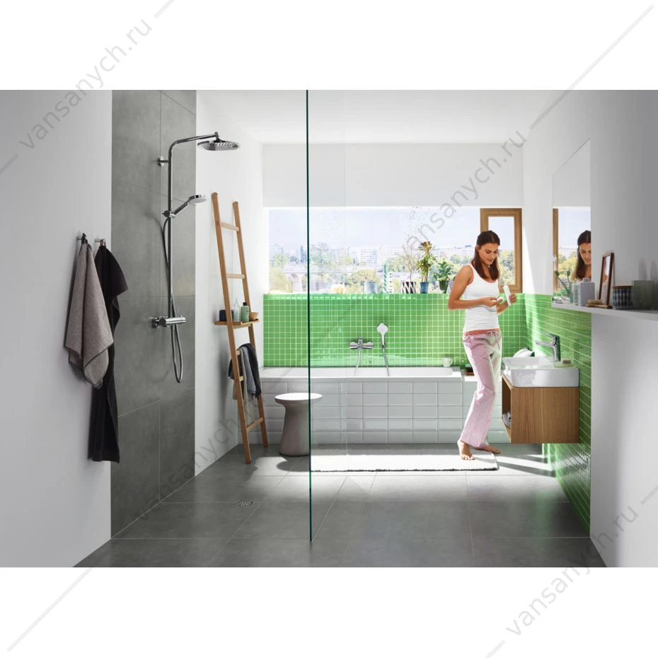 Душевая система Hansgrohe Crometta S 240 1jet Showerpipe 27320000