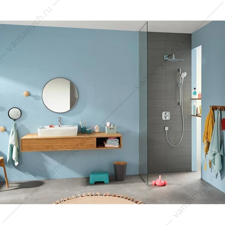 26257000 Hansgrohe Croma E 280 1 jet верхний душ