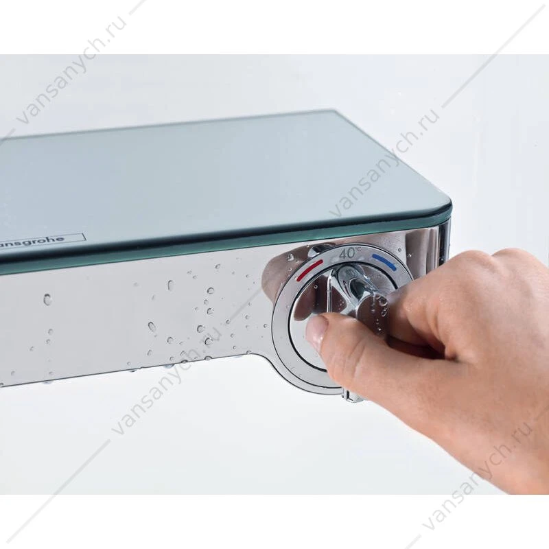 Смеситель термостат для душа HANSGROHE Ecostat Select с кнопками упр 13171000