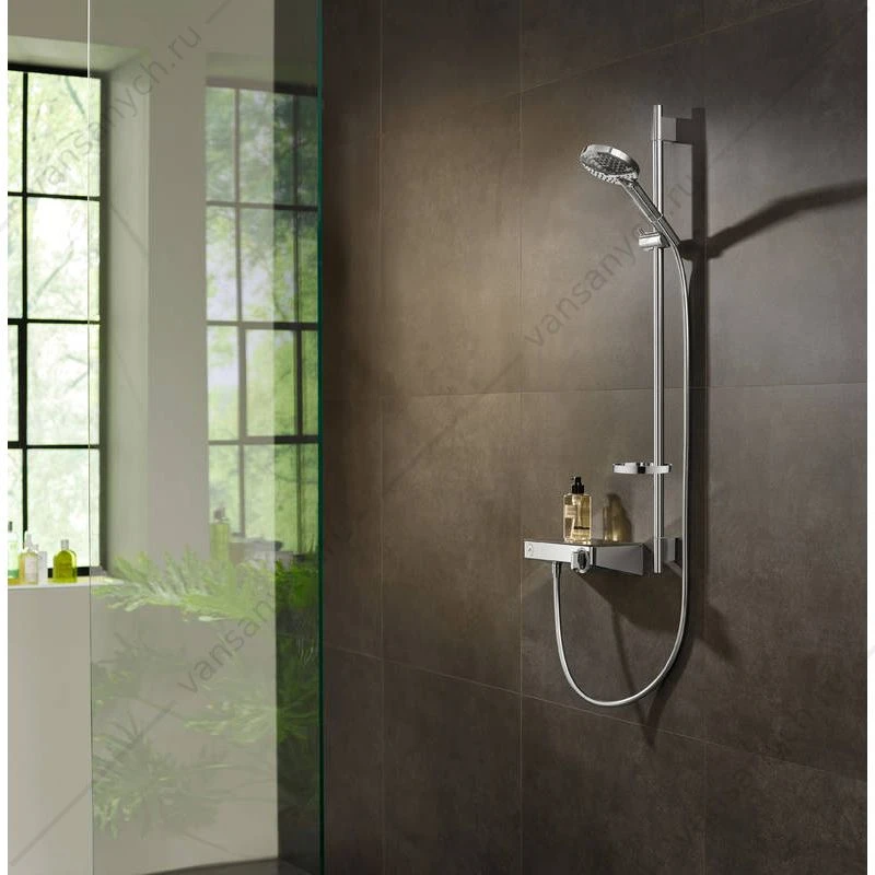 Смеситель термостат для душа HANSGROHE Ecostat Select с кнопками упр 13171000