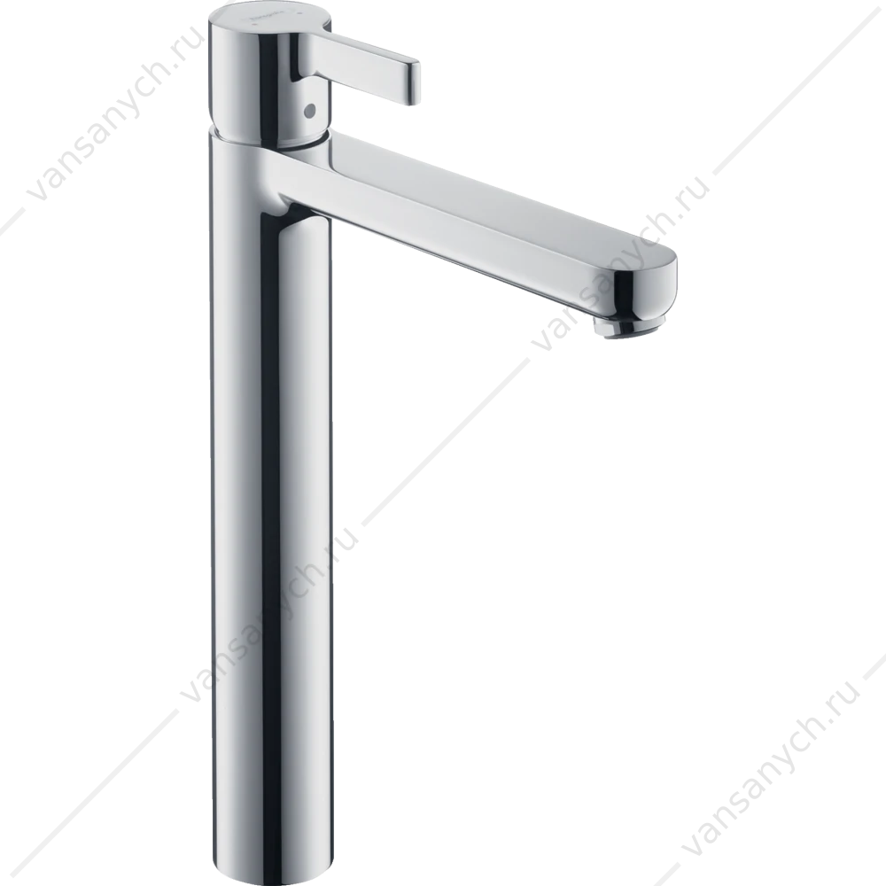 Смеситель для раковины высокий излив HANSGROHE Metris S 250 мм 31022000