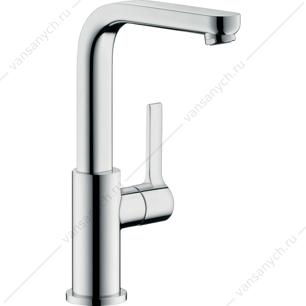 Смеситель для раковины (поворотный излив) HANSGROHE Metris S 31161000
