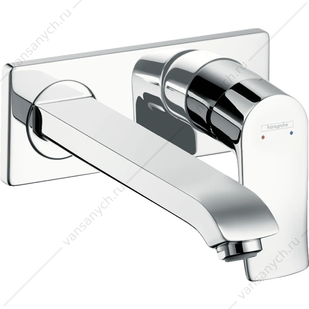 Смеситель для  раковины HANSGROHE Metris 31086000 (внешняя часть), излив 225 мм