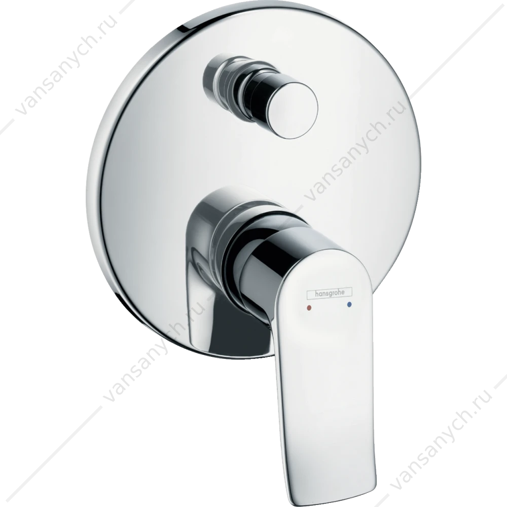Смеситель для ванны HANSGROHE Metris к ibox universal 31493000