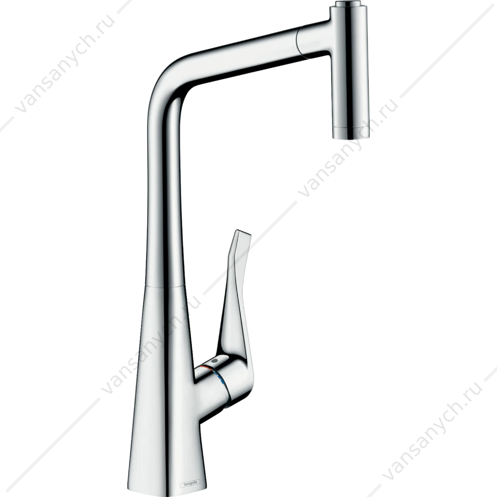 Смеситель для кухни HANSGROHE Metris с выдвижным изливом 14820000