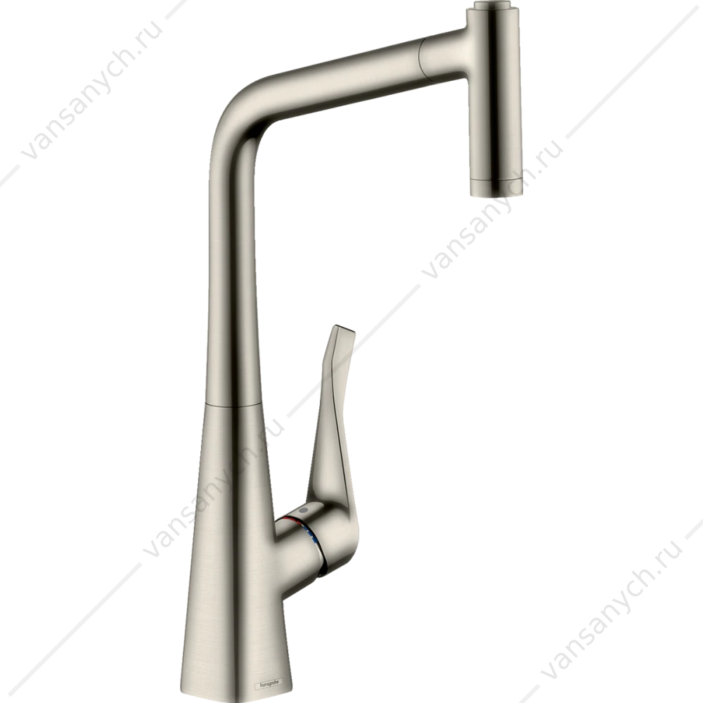 Смеситель для кухни HANSGROHE Metris с выдвижным изливом 14820800