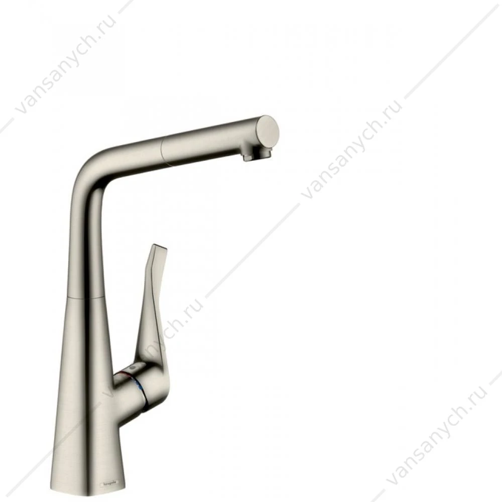 Смеситель для кухни HANSGROHE Metris с выдвижным изливом 14821800